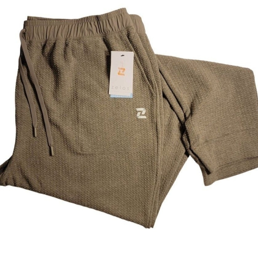 Zelos Evolution Textured Joggers Womens 2XL Tall Murral Olive Drawstring Pockets